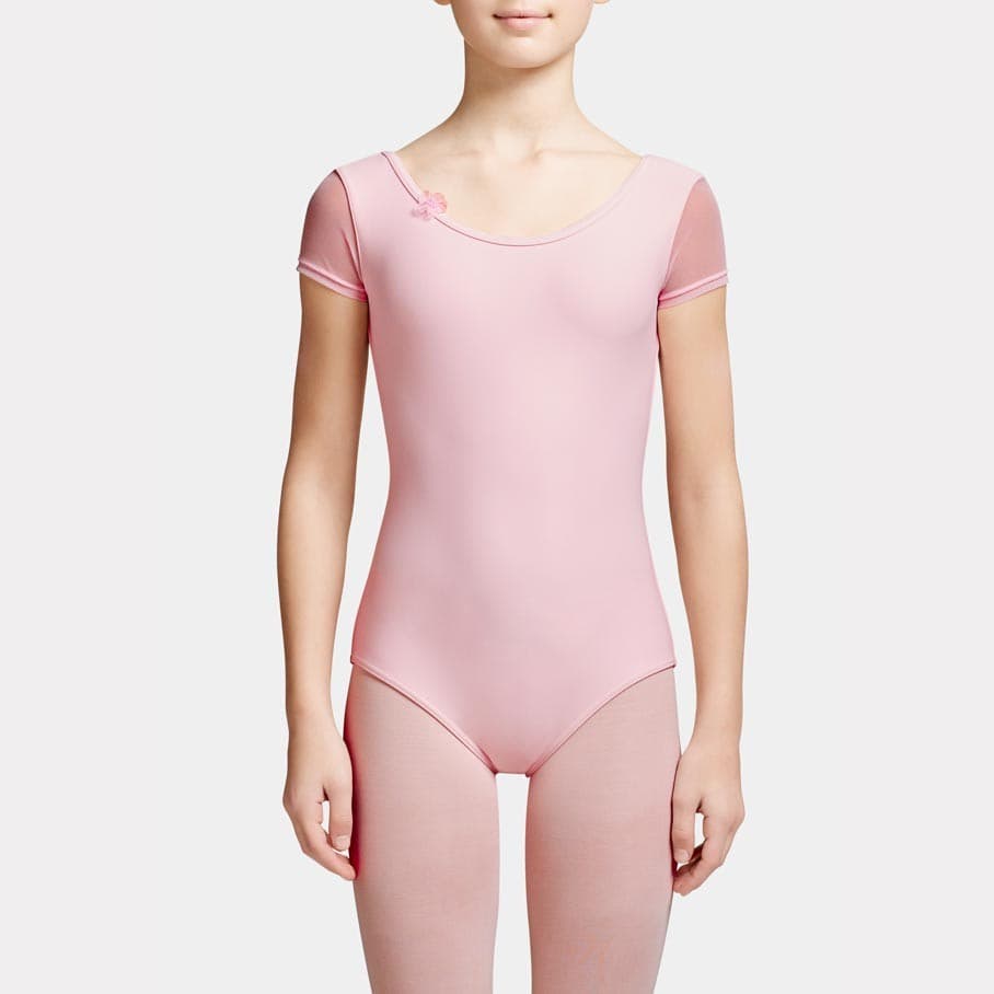 10997C Short Sleeve Leotard -Black Toddler