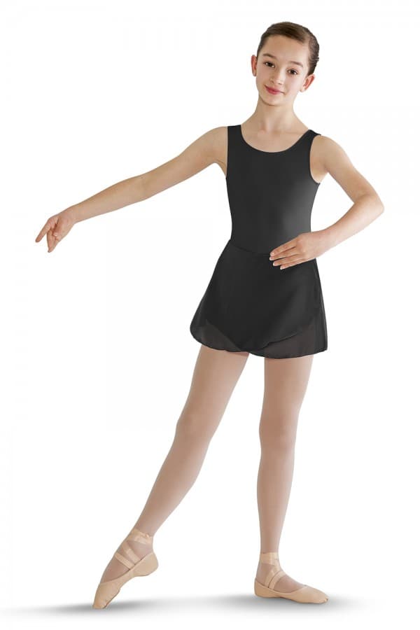 CL8255 Tank Skirted Leotard -Black 2-4
