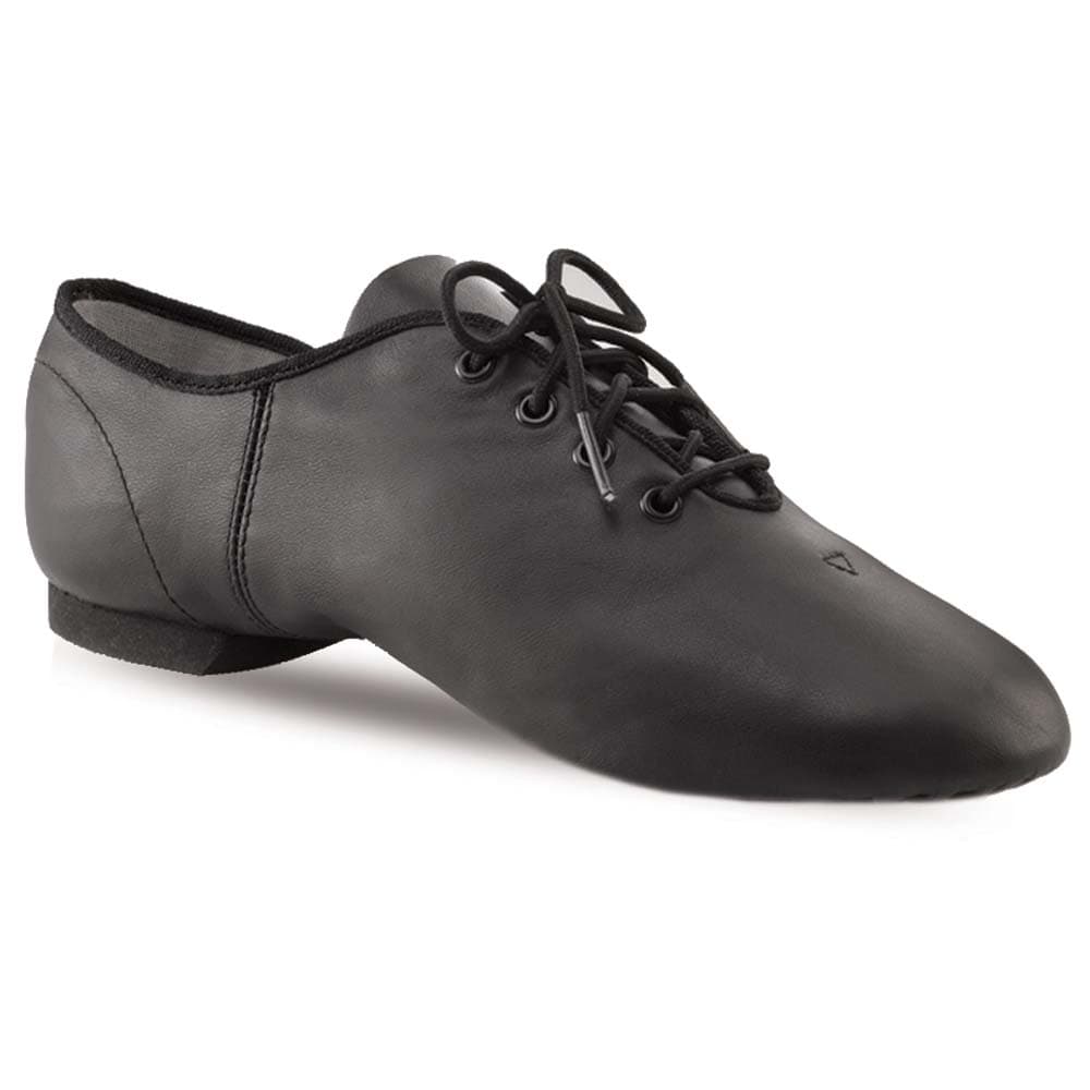 EJ1 Adult Entry Jazz Split Sole Leather Oxford Shoe - Black M 10