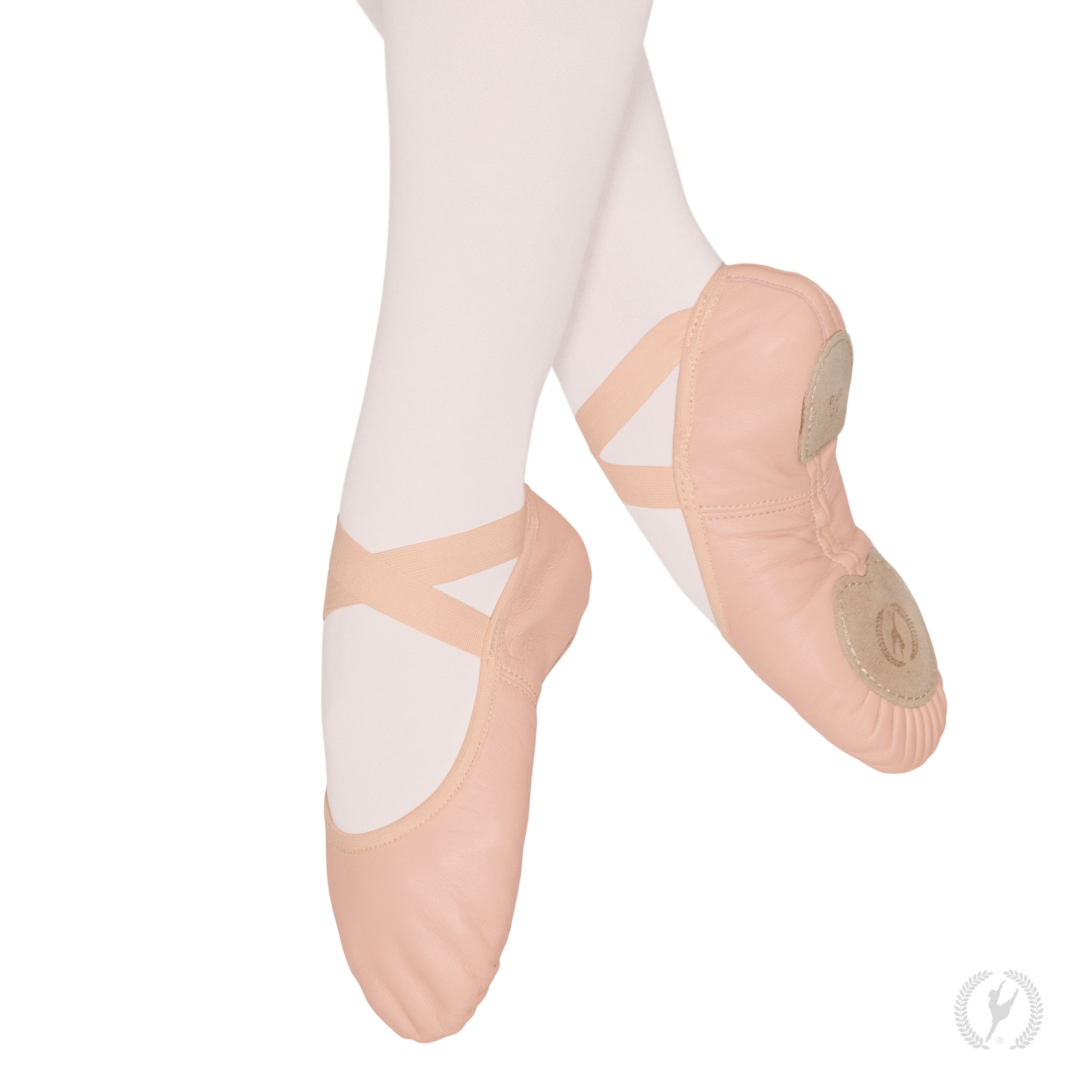 A2004a Adult Coupé Leather Split Sole Ballet Shoe - Pink 11