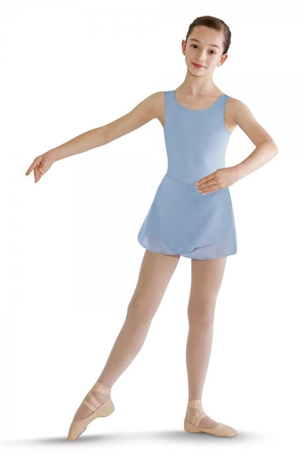 CL8255 Tank Skirted Leotard -Pastel Blue 2-4